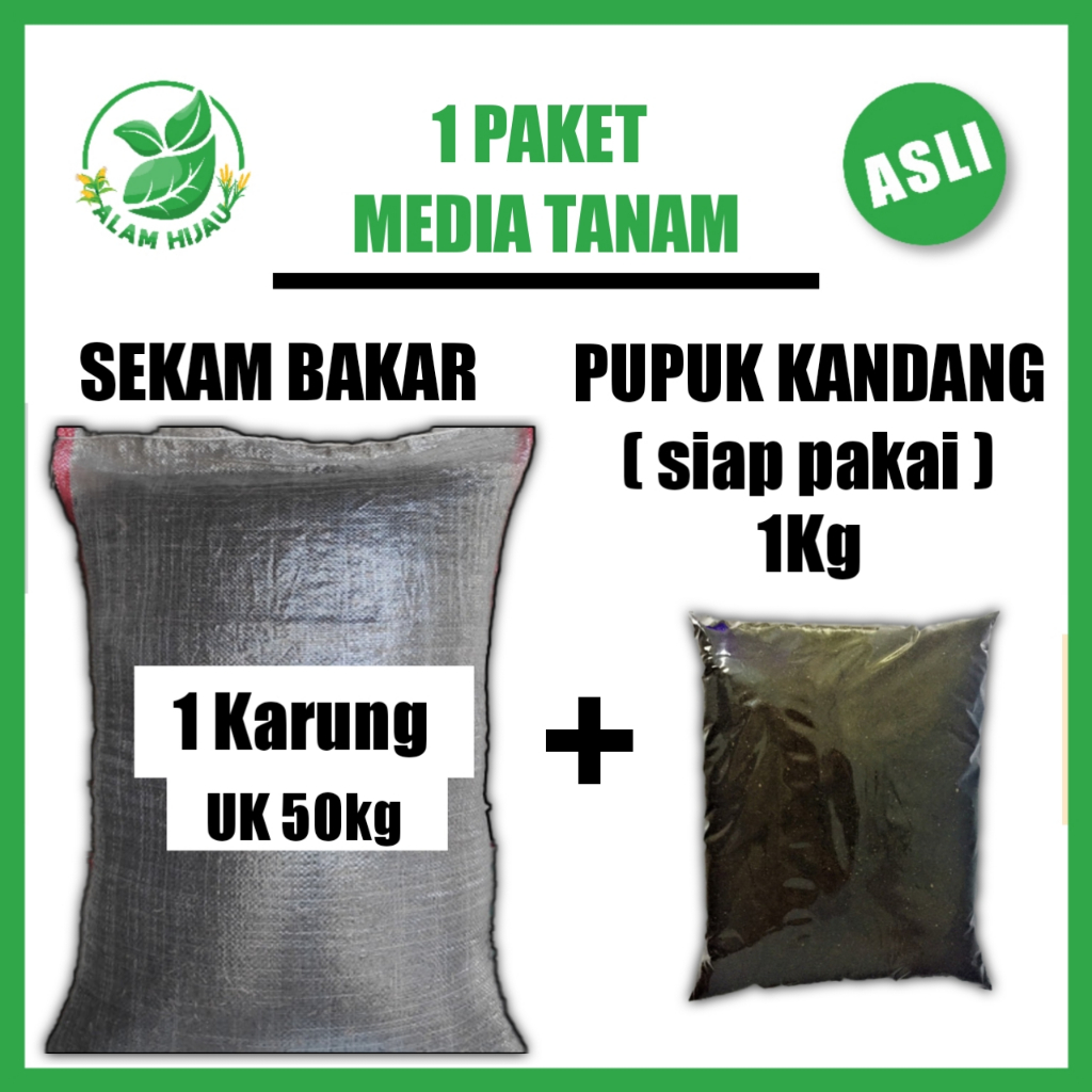 1 Paket Media Tanam Sekam Bakar